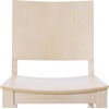 image:imageFlash Furniture Naples Commercial Solid Wood Dining Chair Curved Backrest Sturdy Mortise and Tenon Construction Antique WhiteAntique White
