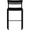 image:imageFlash Furniture Nash Commercial Grade Steel Stack Stool IndoorOutdoor Bar Stool with 2 Slat Back Set of 2 RedBlack