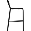image:imageFlash Furniture Nash Commercial Grade Steel Stack Stool IndoorOutdoor Bar Stool with 2 Slat Back Set of 2 RedBlack
