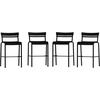 image:imageFlash Furniture Nash Commercial Grade Steel Stack Stool IndoorOutdoor Bar Stool with 2 Slat Back Set of 2 RedBlack