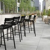 image:imageFlash Furniture Nash Commercial Grade Steel Stack Stool IndoorOutdoor Bar Stool with 2 Slat Back Set of 2 RedBlack