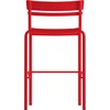 image:imageFlash Furniture Nash Commercial Grade Steel Stack Stool IndoorOutdoor Bar Stool with 2 Slat Back Set of 2 RedRed