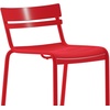 image:imageFlash Furniture Nash Commercial Grade Steel Stack Stool IndoorOutdoor Bar Stool with 2 Slat Back Set of 2 RedRed