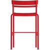 image:imageFlash Furniture Nash Commercial Grade Steel Stack Stool IndoorOutdoor Bar Stool with 2 Slat Back Set of 2 RedRed