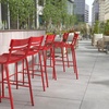 image:imageFlash Furniture Nash Commercial Grade Steel Stack Stool IndoorOutdoor Bar Stool with 2 Slat Back Set of 2 RedRed