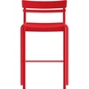 image:imageFlash Furniture Nash Commercial Grade Steel Stack Stool IndoorOutdoor Bar Stool with 2 Slat Back Set of 2 RedRed