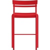 image:imageFlash Furniture Nash Commercial Grade Steel Stack Stool IndoorOutdoor Bar Stool with 2 Slat Back Set of 2 RedRed
