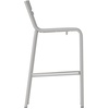 image:imageFlash Furniture Nash Commercial Grade Steel Stack Stool IndoorOutdoor Bar Stool with 2 Slat Back Set of 2 RedSilver