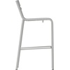 image:imageFlash Furniture Nash Commercial Grade Steel Stack Stool IndoorOutdoor Bar Stool with 2 Slat Back Set of 2 RedSilver