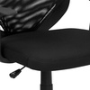 image:imageFlash Furniture Norris MidBack Mesh Tapered Back Swivel Task Office Chair with TArms Ergonomic Padded Mesh Swivel Computer Chair Black