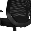 image:imageFlash Furniture Norris MidBack Mesh Tapered Back Swivel Task Office Chair with TArms Ergonomic Padded Mesh Swivel Computer Chair Black