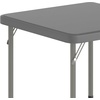 image:imageFlash Furniture Paige 24x24 Kids Folding Table with Locking Legs Commercial Grade Table Recommended for Ages 24 in Granite GrayGranite Gray