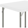 image:imageFlash Furniture Paige 24x24 Kids Folding Table with Locking Legs Commercial Grade Table Recommended for Ages 24 in Granite GrayGranite White