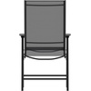 image:imageFlash Furniture Paladin Black Outdoor Folding Patio Sling Chair with Black Frame 2 PackBlack