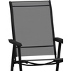 image:imageFlash Furniture Paladin Black Outdoor Folding Patio Sling Chair with Black Frame 2 PackBlack