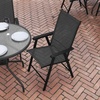 image:imageFlash Furniture Paladin Black Outdoor Folding Patio Sling Chair with Black Frame 2 PackBlack