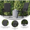 image:imageFlash Furniture Paladin Black Outdoor Folding Patio Sling Chair with Black Frame 2 PackBlack