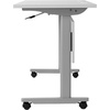 image:imageFlash Furniture Palmer Commercial Nesting Flip Training Table HeavyDuty Steel Frame and TLegs Modesty Panel 1 Thick Tabletop 72 x 24 Gray TopBlack FrameGray TopGray Frame