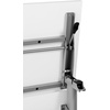 image:imageFlash Furniture Palmer Commercial Nesting Flip Training Table HeavyDuty Steel Frame and TLegs Modesty Panel 1 Thick Tabletop 72 x 24 Gray TopBlack FrameWhite TopGray Frame