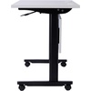 image:imageFlash Furniture Palmer Commercial Nesting Flip Training Table HeavyDuty Steel Frame and TLegs Modesty Panel 1 Thick Tabletop 72 x 24 Gray TopBlack FrameGray TopBlack Frame