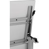 image:imageFlash Furniture Palmer Commercial Nesting Flip Training Table HeavyDuty Steel Frame and TLegs Modesty Panel 1 Thick Tabletop 72 x 24 Gray TopBlack FrameGray TopGray Frame