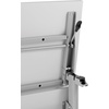 image:imageFlash Furniture Palmer Commercial Nesting Flip Training Table HeavyDuty Steel Frame and TLegs Modesty Panel 1 Thick Tabletop 72 x 24 Gray TopBlack FrameGray TopGray Frame