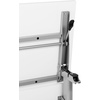image:imageFlash Furniture Palmer Commercial Nesting Flip Training Table HeavyDuty Steel Frame and TLegs Modesty Panel 1 Thick Tabletop 72 x 24 Gray TopBlack FrameWhite TopGray Frame