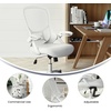 image:imageFlash Furniture Porter HighBack Swivel Office Chair with Adjustable Lumbar Support and Seat Height Ergonomic Mesh Desk Chair with FlipUp Armrests GrayBlackWhite