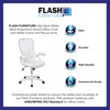 image:imageFlash Furniture Porter HighBack Swivel Office Chair with Adjustable Lumbar Support and Seat Height Ergonomic Mesh Desk Chair with FlipUp Armrests GrayBlackWhite