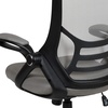 image:imageFlash Furniture Porter HighBack Swivel Office Chair with Adjustable Lumbar Support and Seat Height Ergonomic Mesh Desk Chair with FlipUp Armrests GrayBlackLight Gray
