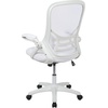 image:imageFlash Furniture Porter HighBack Swivel Office Chair with Adjustable Lumbar Support and Seat Height Ergonomic Mesh Desk Chair with FlipUp Armrests GrayBlackWhite