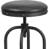 image:imageFlash Furniture Rachel 2 Pack 30 Barstool with Swivel Lift Black LeatherSoft SeatSet of 1