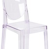 image:imageFlash Furniture Revna 4 Pack Revna Ghost Chair with Oval Back in Revna Transparent CrystalSet of 4