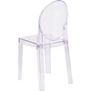 image:imageFlash Furniture Revna 4 Pack Revna Ghost Chair with Oval Back in Revna Transparent CrystalSet of 4