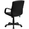 image:imageFlash Furniture Rider MidBack Black LeatherSoft Swivel Task Office Chair with Arms