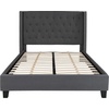 image:imageFlash Furniture Riverdale Full Size Tufted Upholstered Platform Bed in Light Gray FabricDark Gray