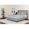 image:imageFlash Furniture Riverdale Full Size Tufted Upholstered Platform Bed in Light Gray FabricLight Gray