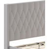image:imageFlash Furniture Riverdale Full Size Tufted Upholstered Platform Bed in Light Gray FabricLight Gray