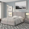 image:imageFlash Furniture Riverdale Full Size Tufted Upholstered Platform Bed in Light Gray FabricLight Gray