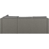 image:imageFlash Furniture Roan Patio Seating Set Wicker PE Rattan Frame LShaped Sectional with Side Lift Coffee Table Storage Back and Seat Cushions BrownNavyGray CushionsGray Frame