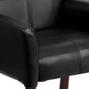 image:imageFlash Furniture Taylor LeatherSoft Upholstered Executive Side Reception Chair Lobby Chair with Cushions and Padded Arms BlackBlack