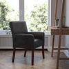 image:imageFlash Furniture Taylor LeatherSoft Upholstered Executive Side Reception Chair Lobby Chair with Cushions and Padded Arms BlackBlack