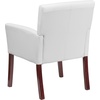 image:imageFlash Furniture Taylor LeatherSoft Upholstered Executive Side Reception Chair Lobby Chair with Cushions and Padded Arms BlackWhite