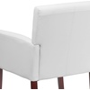 image:imageFlash Furniture Taylor LeatherSoft Upholstered Executive Side Reception Chair Lobby Chair with Cushions and Padded Arms BlackWhite