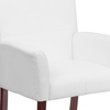 image:imageFlash Furniture Taylor LeatherSoft Upholstered Executive Side Reception Chair Lobby Chair with Cushions and Padded Arms BlackWhite