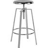 image:imageFlash Furniture Toledo Industrial Style Barstool with Swivel Lift Adjustable Height Seat in Gold FinishChrome
