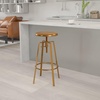 image:imageFlash Furniture Toledo Industrial Style Barstool with Swivel Lift Adjustable Height Seat in Gold FinishGold