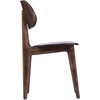 image:imageFlash Furniture Verona Solid Wood Dining Chair Commercial Grade Restaurant Chair with Contoured Backrest Solid Wood Frame Set of 2 BlackAntique Copper