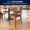image:imageFlash Furniture Verona Solid Wood Dining Chair Commercial Grade Restaurant Chair with Contoured Backrest Solid Wood Frame Set of 2 BlackAntique Copper