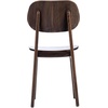 image:imageFlash Furniture Verona Solid Wood Dining Chair Commercial Grade Restaurant Chair with Contoured Backrest Solid Wood Frame Set of 2 BlackAntique Copper